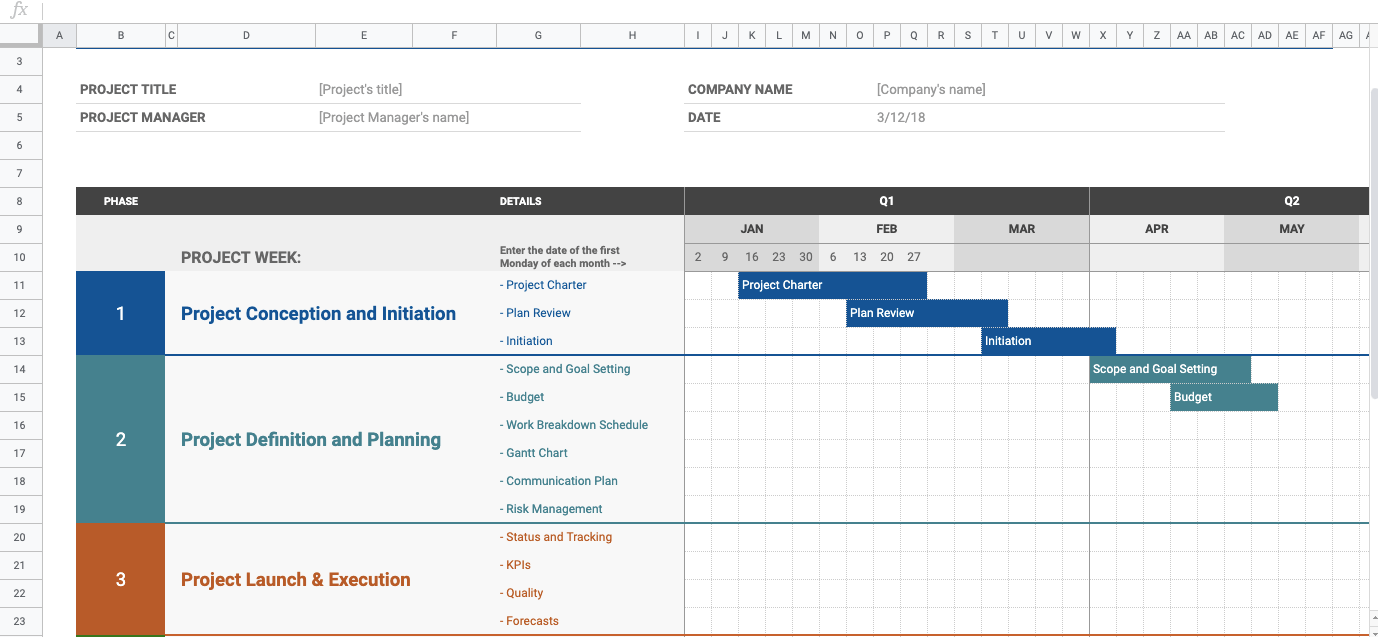 Resource Calendar Template