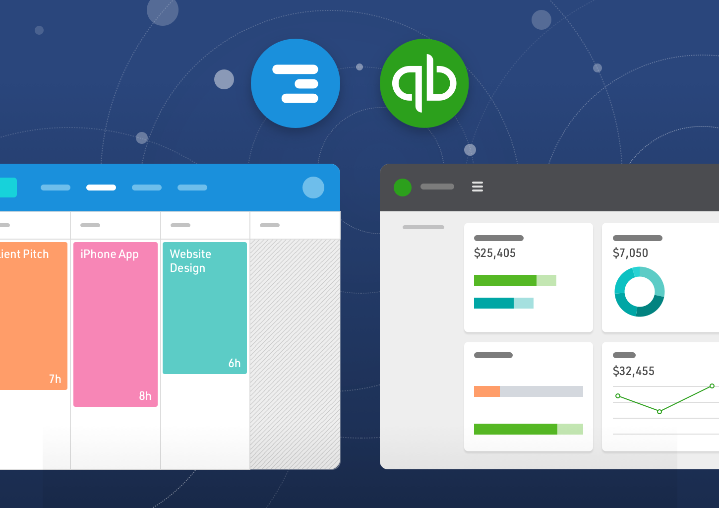 Schedule Projects and Manage Logged Time With Float + QuickBooks